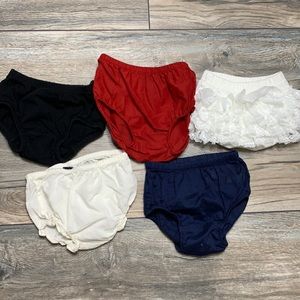 Diaper covers progressive sizing